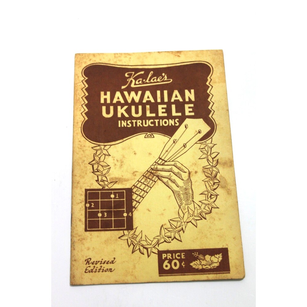Ka-lae's Hawaiian Ukulele Instructions Revised Edition Bill Tapia Vintage Song
